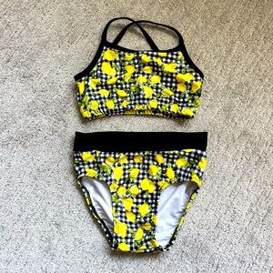 Shimmy Shimmy Lemon Print Dance Bikini Set